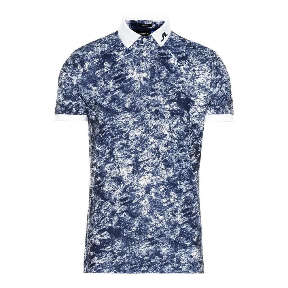 Men's Tour Tech Slim Camou Print Short Sleeve Shirt