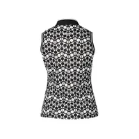 Women's Winka Printed Sleeveless Polo