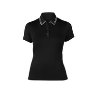 Women's Wendy Scalloped Collar Short Sleeve Polo