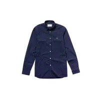 Men's Slim Fit Cotton Poplin Long Sleeve Shirt