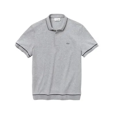 Men's Regular Fit Mini Pique Short Sleeve Shirt