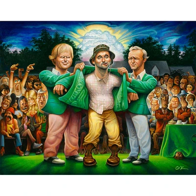 The Green Jacket - 28 X 22 IN Unframed Artwork