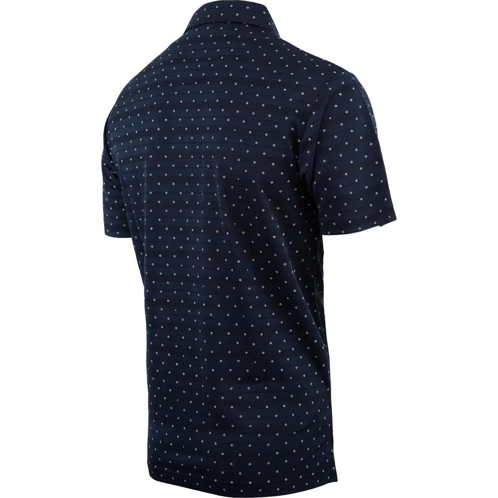 Men's Mini Diamond All Over Print Short Sleeve Shirt