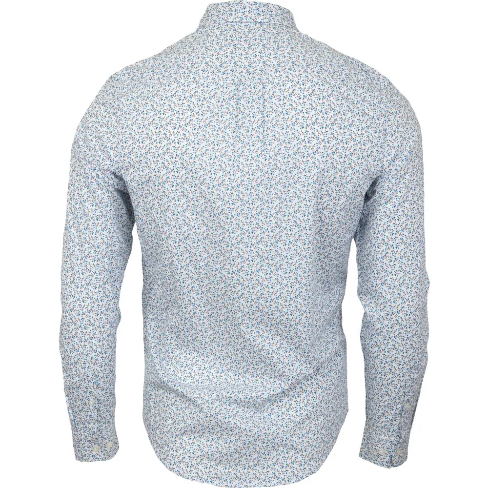 Men's Ditsy Floral Long Sleeve Button-Down Shirt