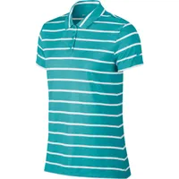 Women's Striped Dry Short Sleeve Polo