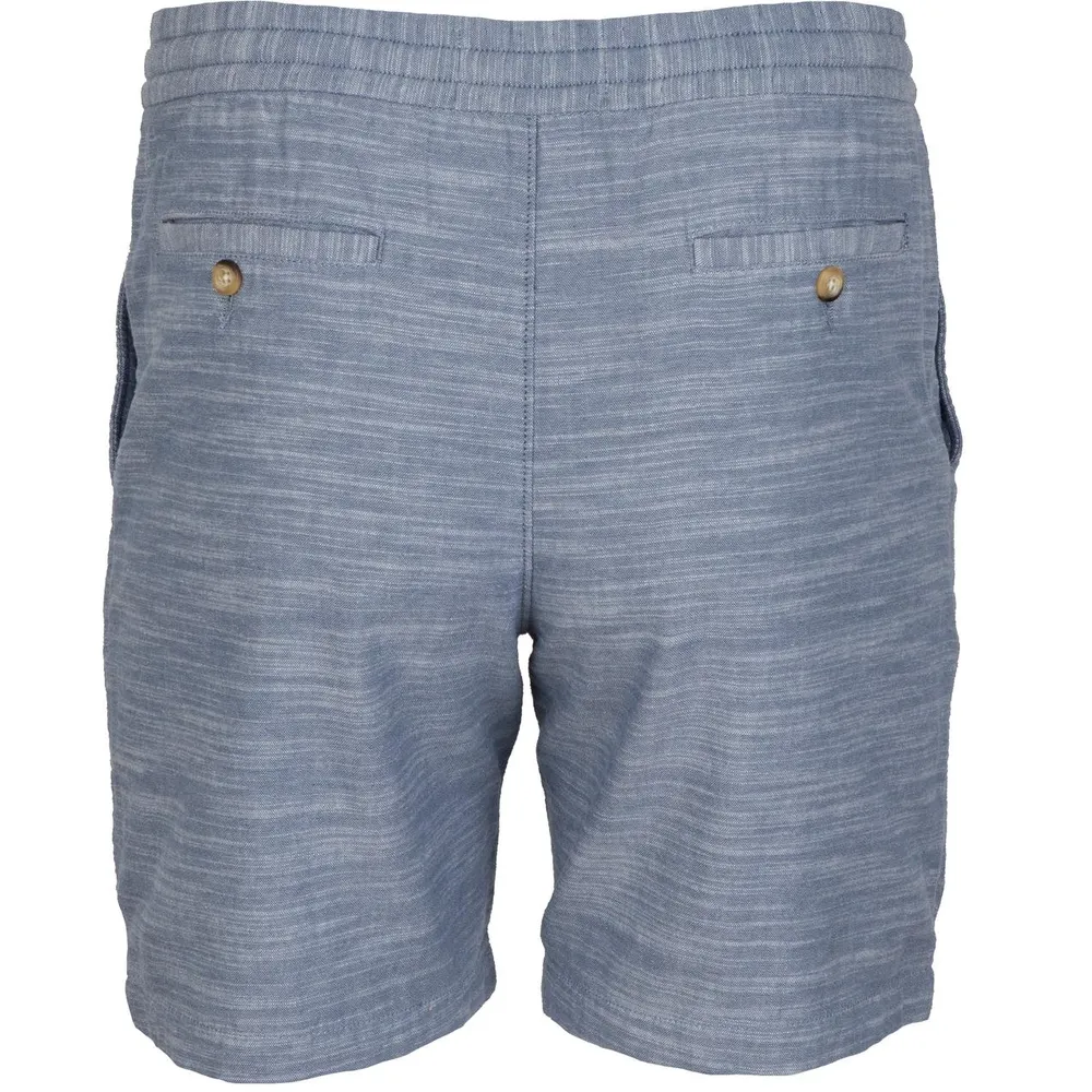 Men's Cotton Elastic Waist Beach Short