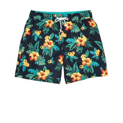 Men's Floral Elastic Stretch Short