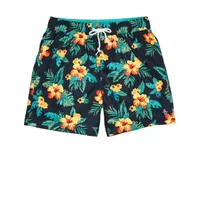 Men's Floral Elastic Stretch Short