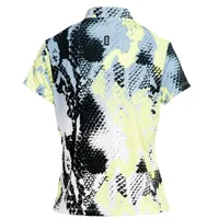 Women's Boa Print Short Sleeve Top