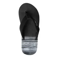 Men's Ripling Flip-Flops - Black/Grey