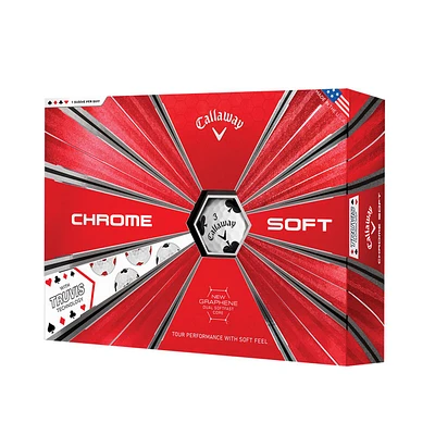 Chrome Soft Truvis Golf Balls - Suits Edition