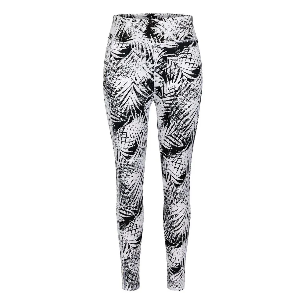 Women's Ivory Printed Leggings