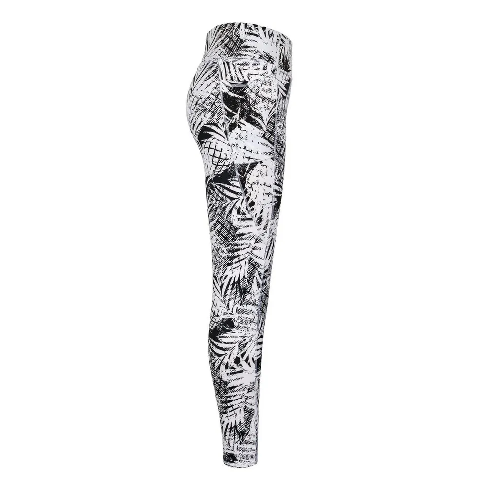 Women's Ivory Printed Leggings