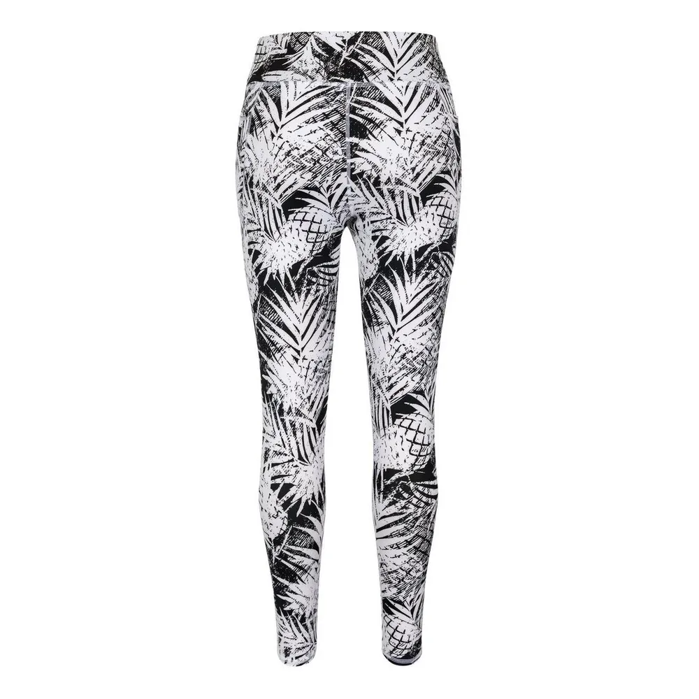 Women's Ivory Printed Leggings