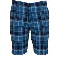 Men's Flat Front Yarn Dyed Madras Short