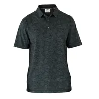 Men's Leaf Print Short Sleeve Shirt