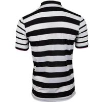 Men's Skull Stripe Short Sleeve Shirt