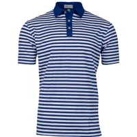 Men's College Stripe Stretch Mesh Short Sleeve Shirt