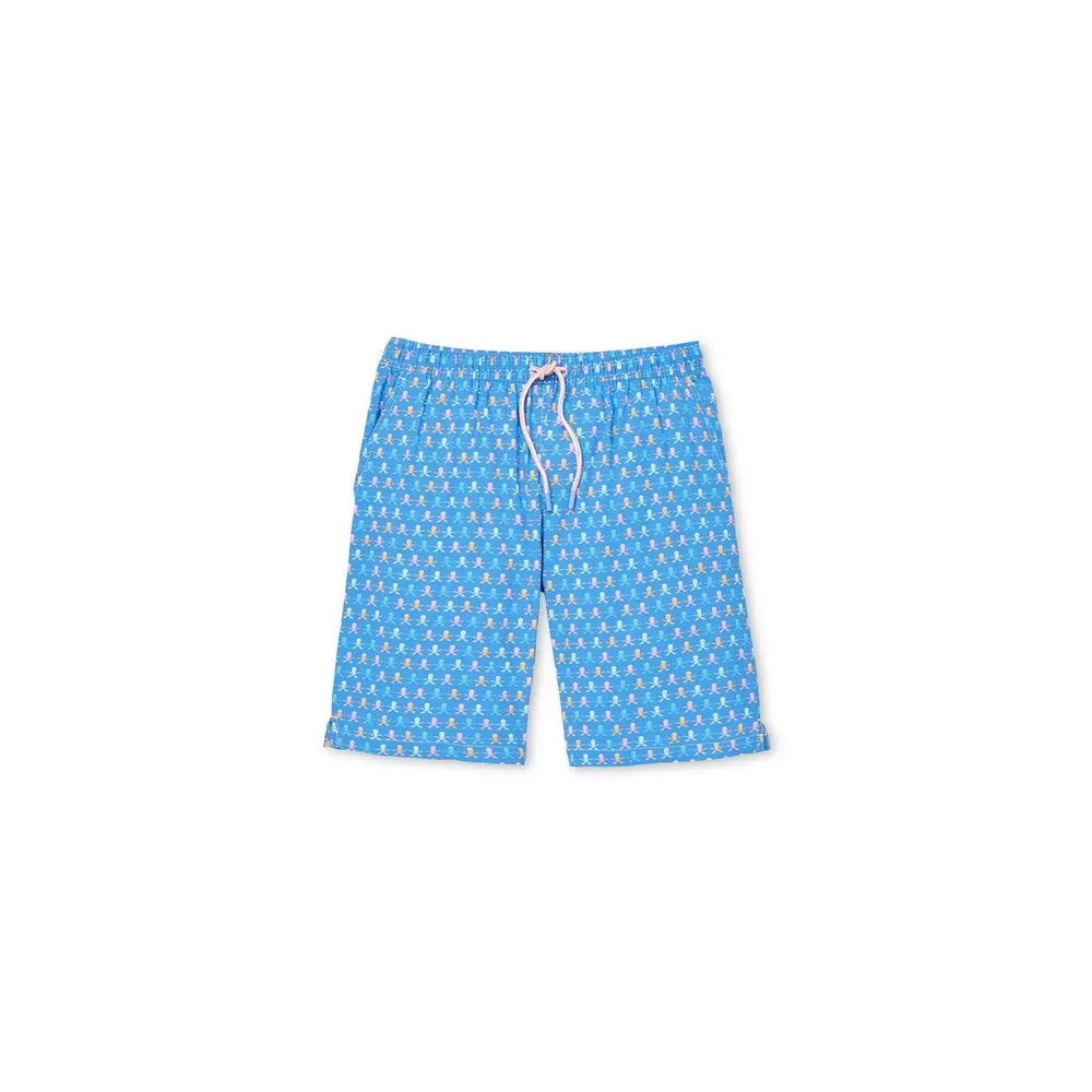 Men's Skull and Rods Swim Trunk