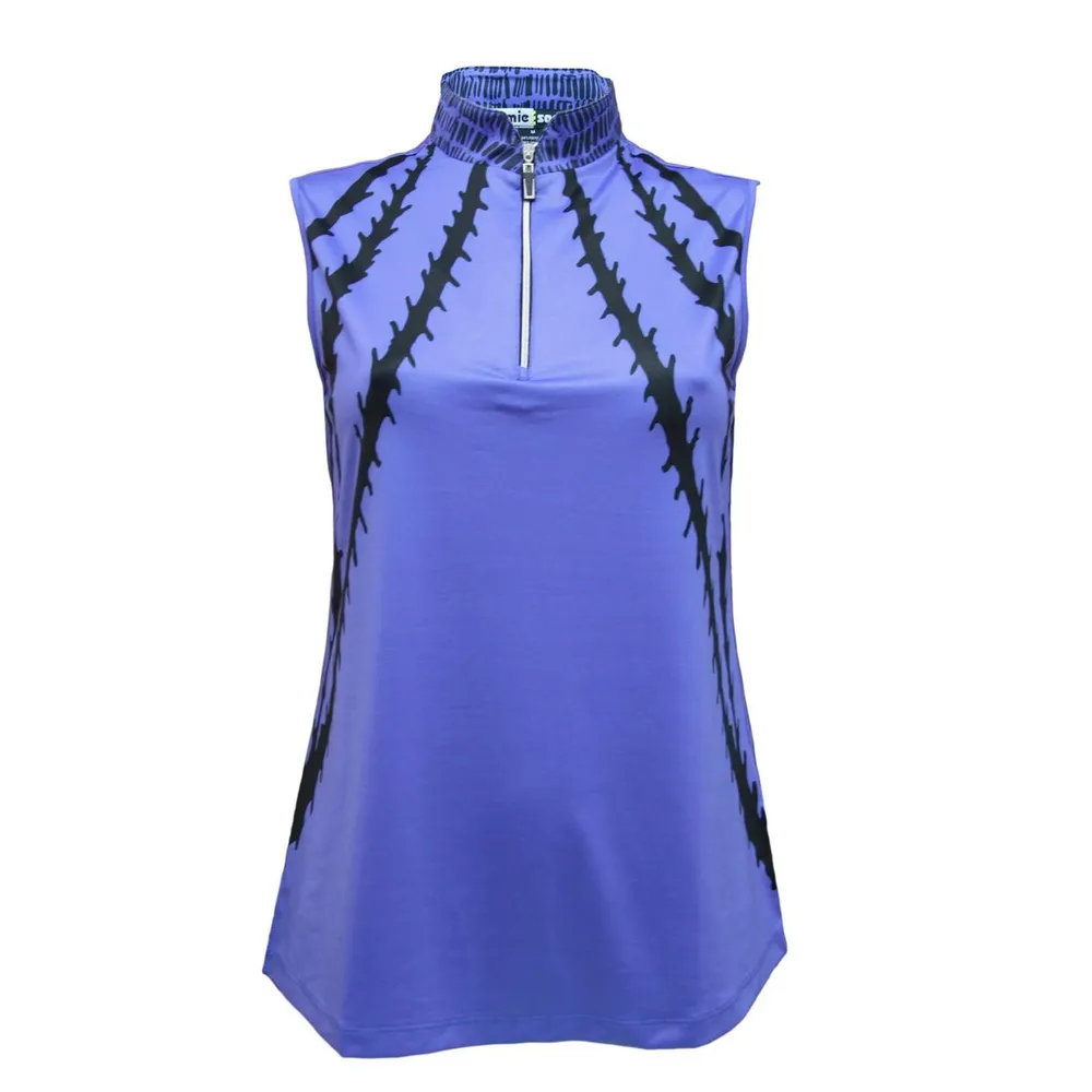 Women's Diagonal Detail Sleeveless Top