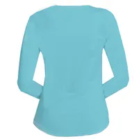 Women's Sunsense Sun Protection V-Neck Long Sleeve Top