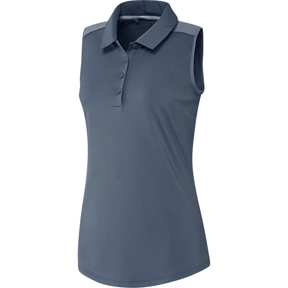 Women's Ultimate Heathered Sleeveless Polo