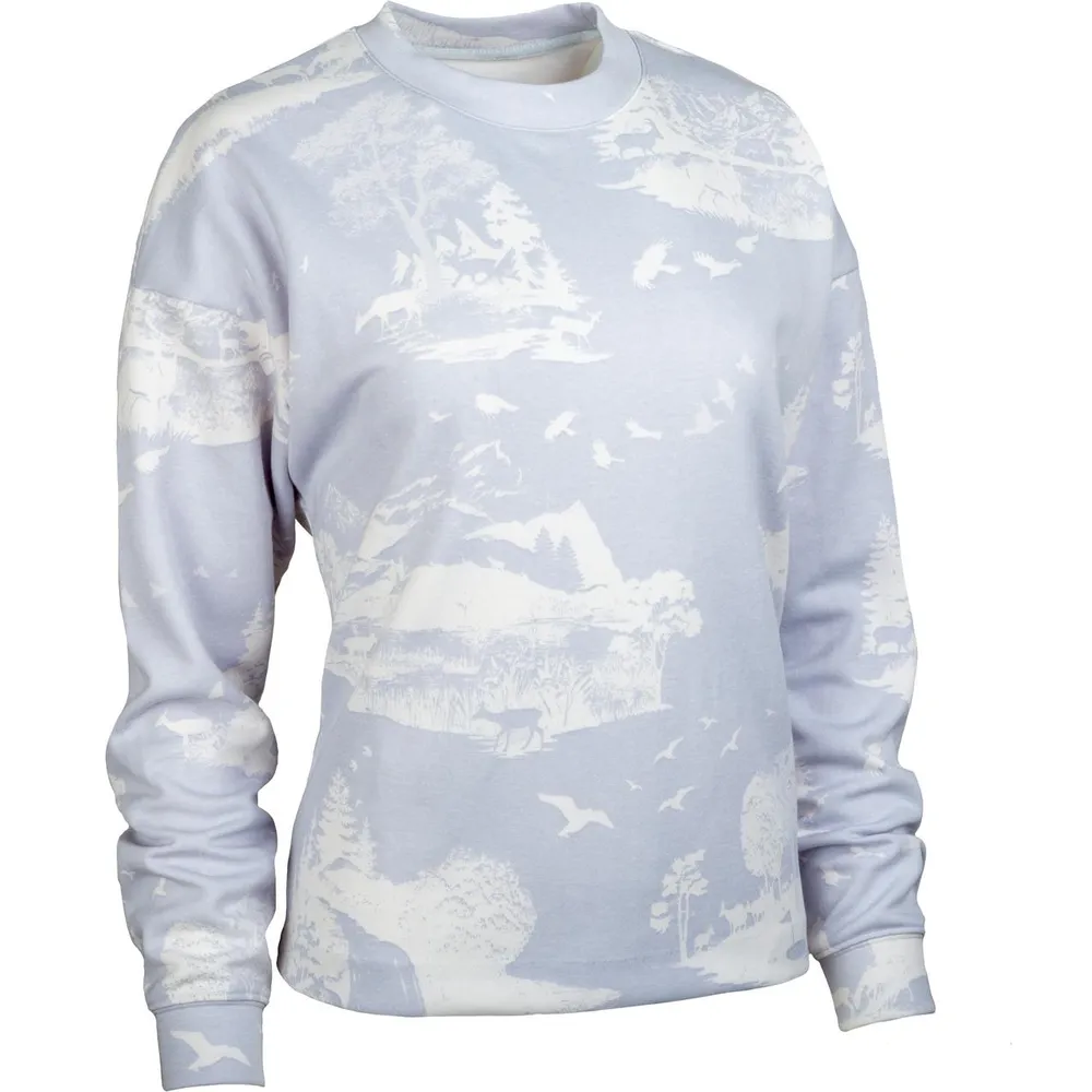 Women's Dry Printed Pullover Sweater