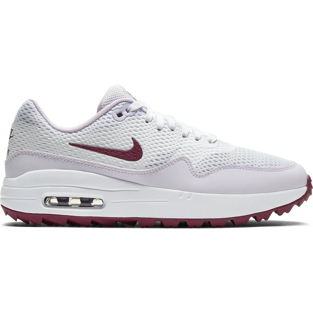 Women's Air Max 1 G Spikeless Golf Shoe - White/Purple
