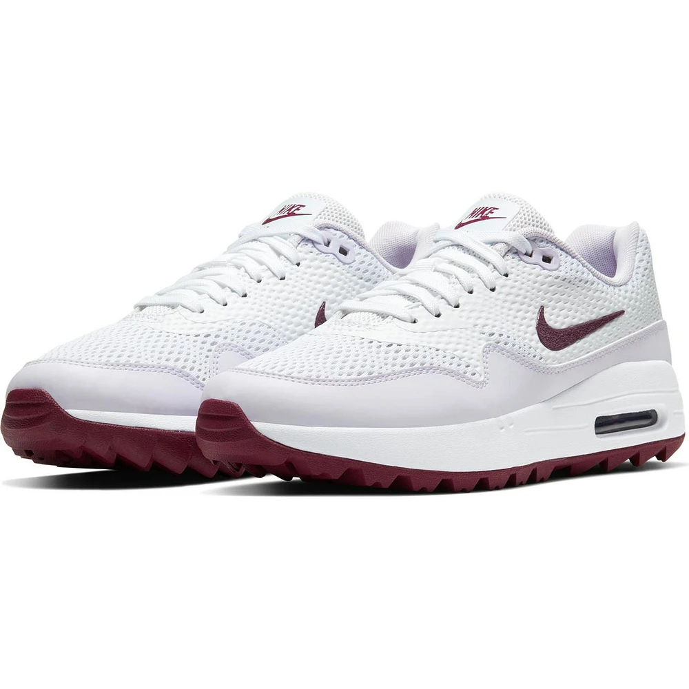 Women's Air Max 1 G Spikeless Golf Shoe - White/Purple