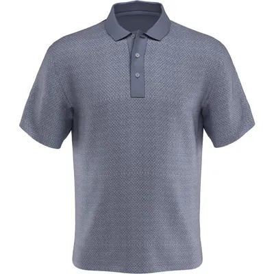 Men's Mini Diamond Jacquard Heather Short Sleeve Shirt