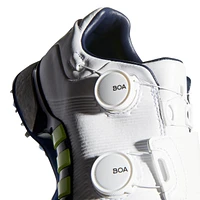 Men's Tour360 XT Twin Boa Spiked Golf Shoes - White/Green/Navy