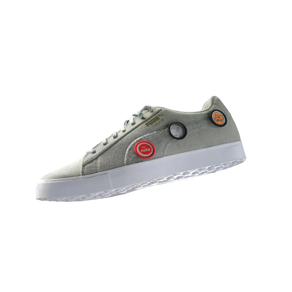 Men's Suede G Patch LE Spikeless Golf Shoe - Light Grey