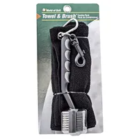 Microfiber Towel and Brush Combo Pack