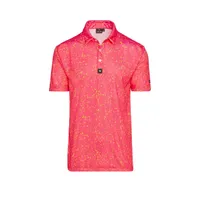 Men's Paint Splatter Short Sleeve Polo