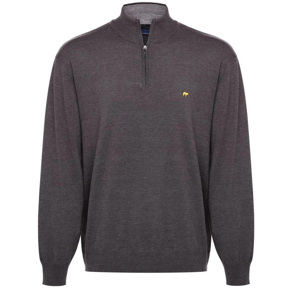 Men's Heather 1/4 Zip Sweater