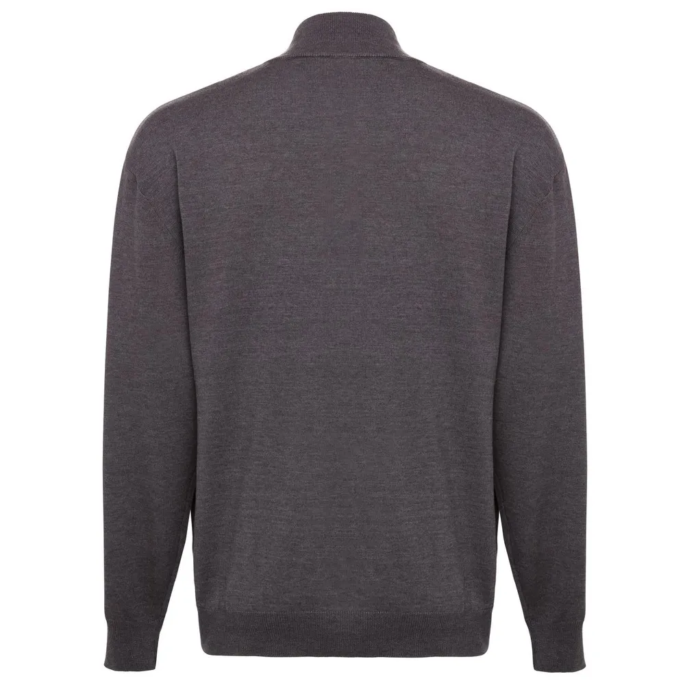 Men's Heather 1/4 Zip Sweater