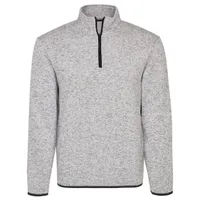 Men's Heather Knit Fleece Sweater