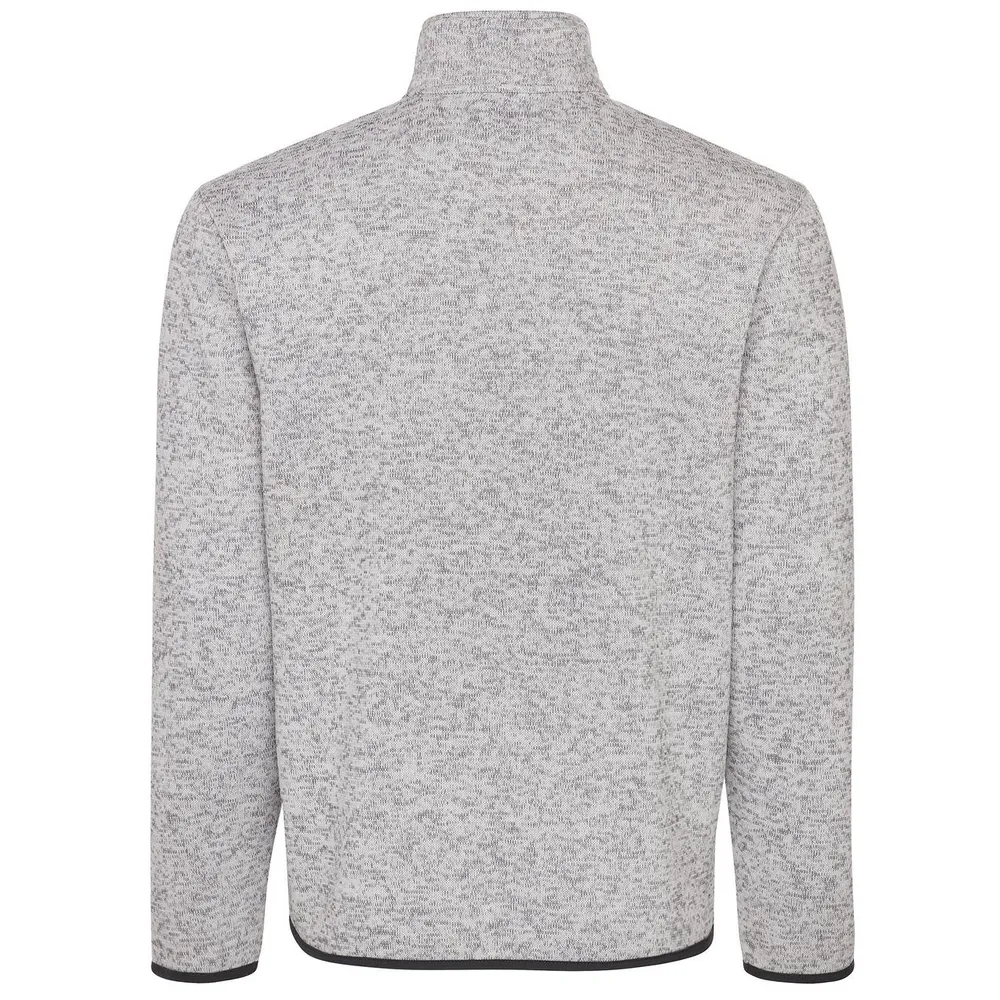 Men's Heather Knit Fleece Sweater