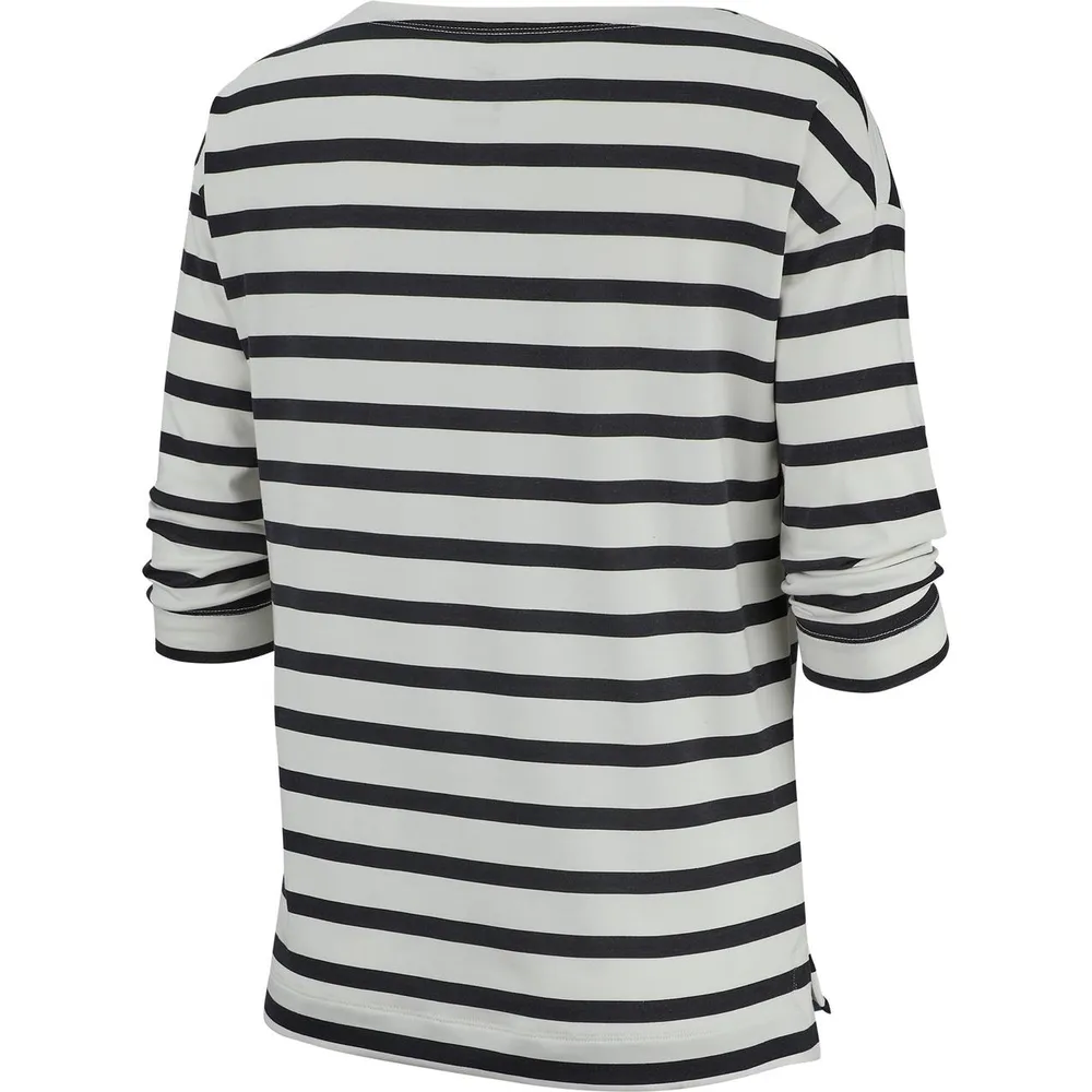 Women's Dry UV 3 Quarter Stripe Top