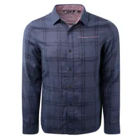 Men's Third Person Button-Up Long Sleeve Shirt