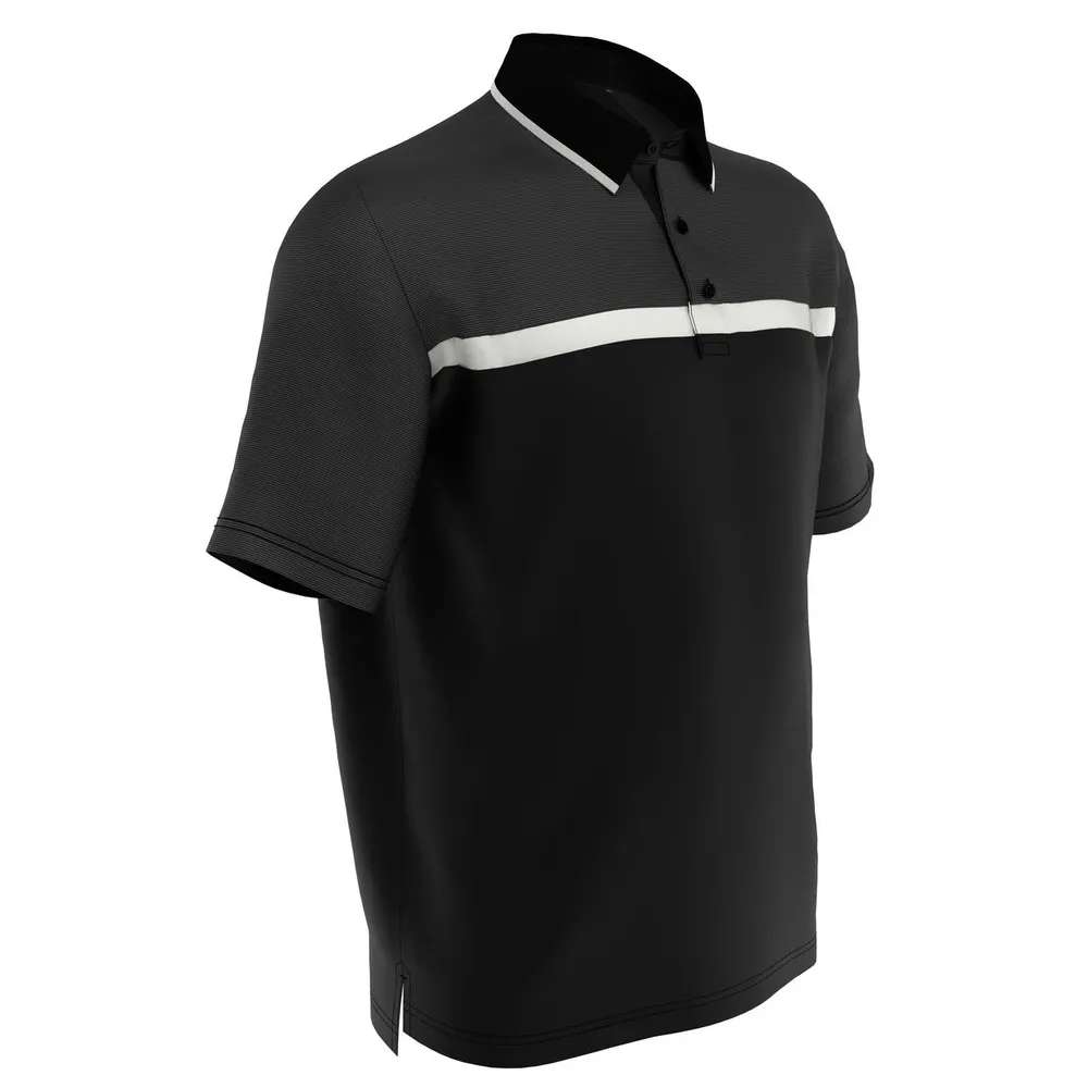 Men's Swing Tech Fine Line Colourblock Short Sleeve Shirt