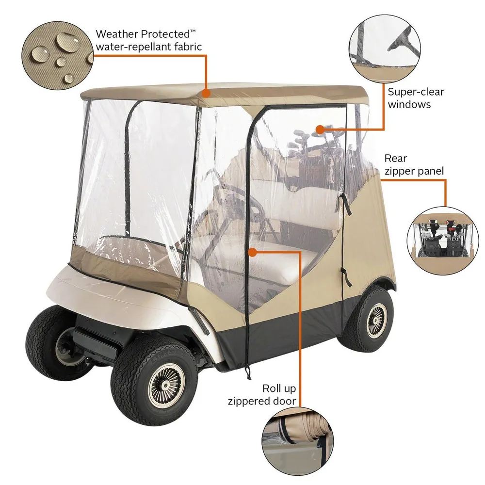 Travel 4-Sided Golf Cart Enclosure