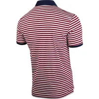 Men's Tech Stripe Short Sleeve Polo