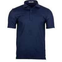 Men's Skull Embossed Short Sleeve Shirt