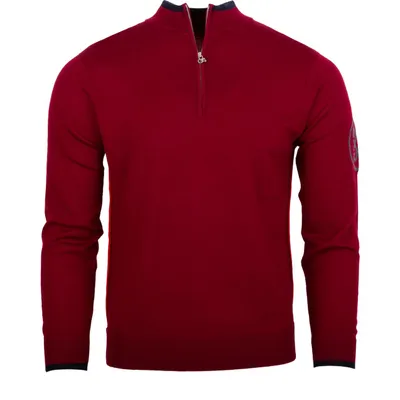 Men's Tipped 1/4 Zip Sweater