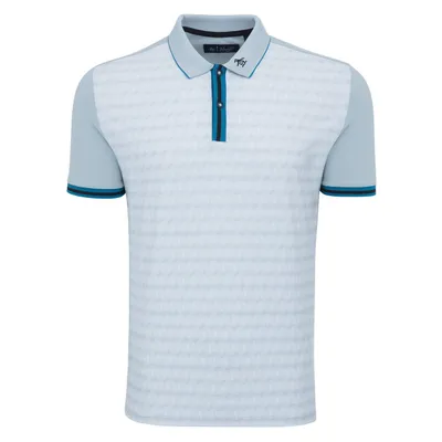 Men's Original Jacquard Colourblock Short Sleeve Shirt