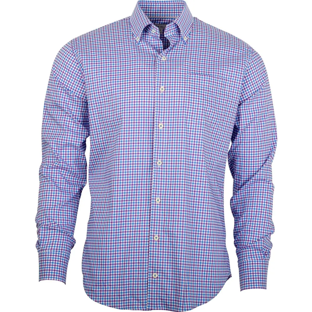 Men's Check Woven Long Sleeve Shirt