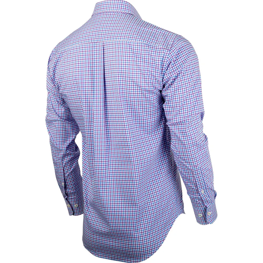 Men's Check Woven Long Sleeve Shirt