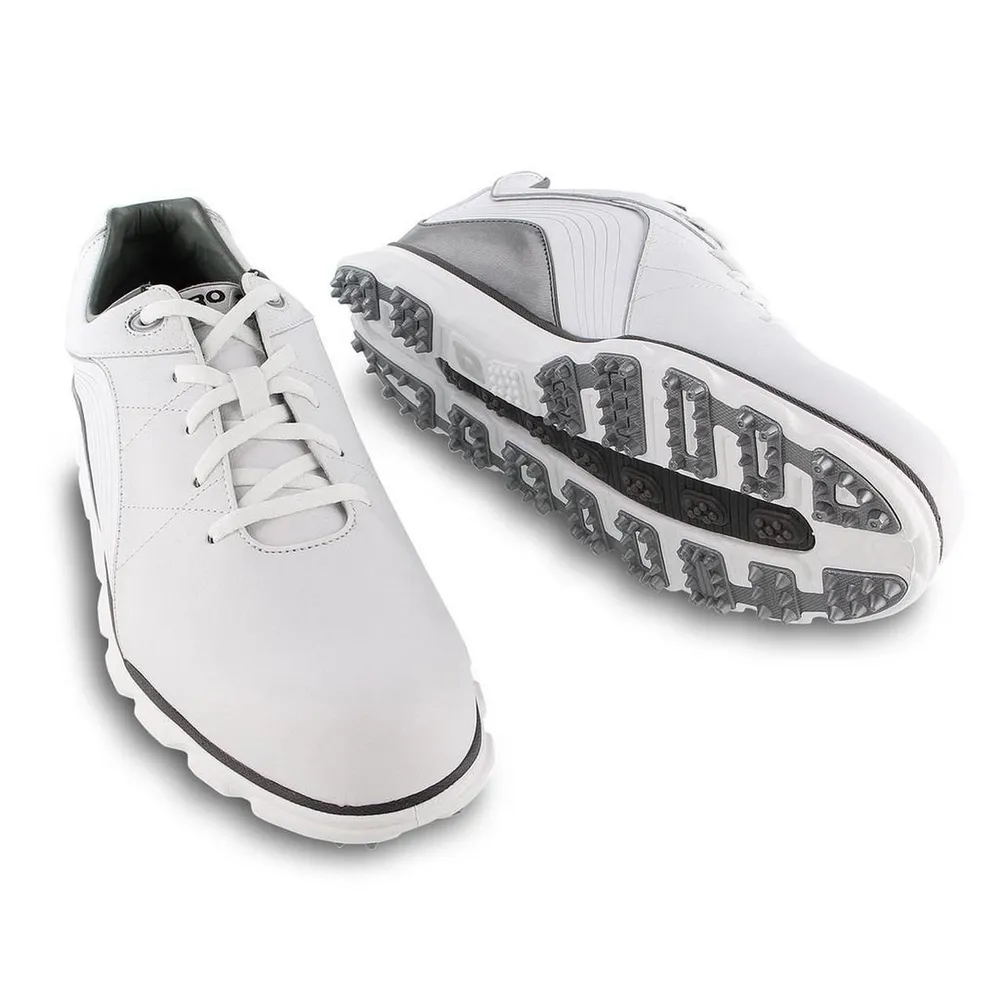 Men's Pro SL Spikeless Golf Shoe - White/Silver