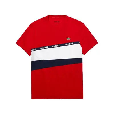 Men's Signature Band Colourblock Pique T-shirt